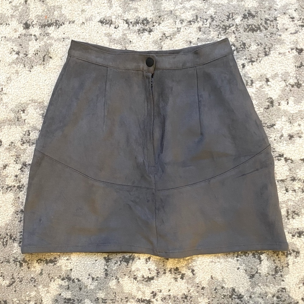 Jaase Suede Mini Skirt